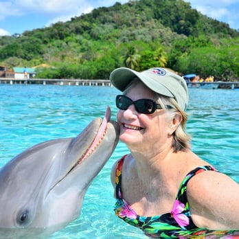 C P Trips - CIndy on a Caribbean adventure- kissed by a Dolphin! - Travel Services Near Me C P Trips - CIndy on a Caribbean adventure- kissed by a Dolphin! - Travel Services Near Me