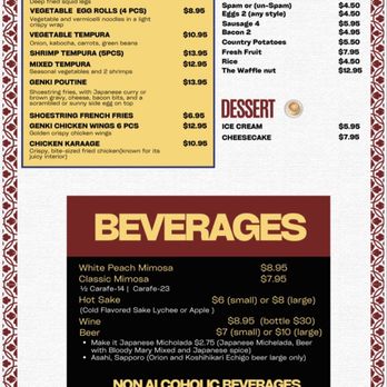 Genki Kitchen - New menu 1/2026 - Japanese Near Me - Sacramento, California Genki Kitchen - New menu 1/2026 - Japanese Near Me - Sacramento, California