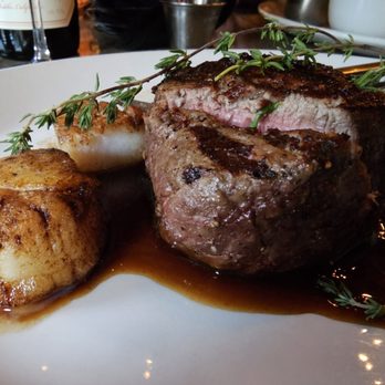 J. Michael's Prime - melt in your mouth filet with scallops - Steakhouses Near Me - Canton, Georgia
