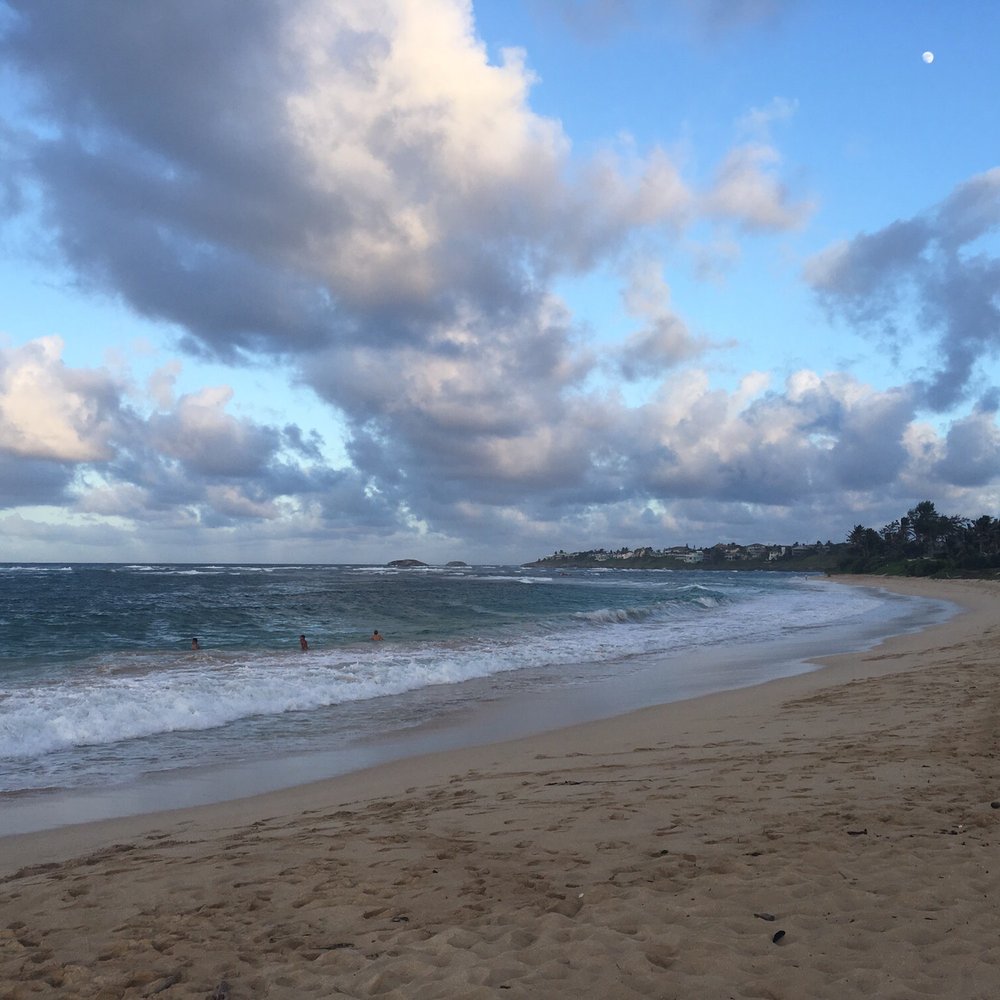 Looking East towards Laie point Looking East towards Laie point