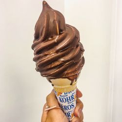 Kohr Bros - Caramel & Coffee Swirl with Chocolate Dip