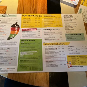 Nando's Peri-Peri - Menu - South African Near Me - Reston, Virginia Nando's Peri-Peri - Menu - South African Near Me - Reston, Virginia