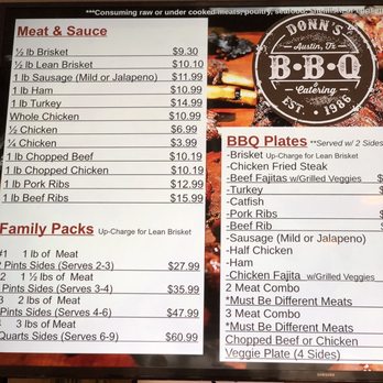 Donn's BBQ & Catering - Barbeque Near Me - Austin, Texas