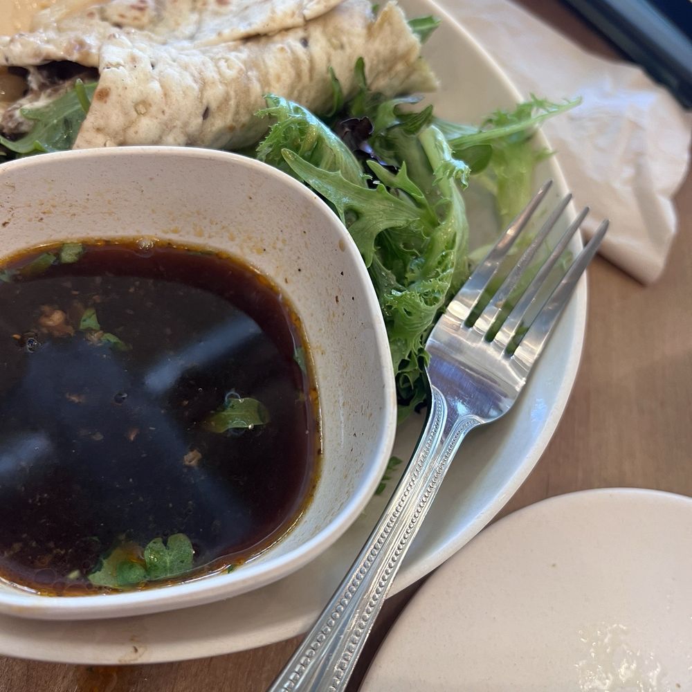 Flower Child - French dip but disclosures my husband loved it and had already started eating - Salad Near Me - Southlake, Texas Flower Child - French dip but disclosures my husband loved it and had already started eating - Salad Near Me - Southlake, Texas