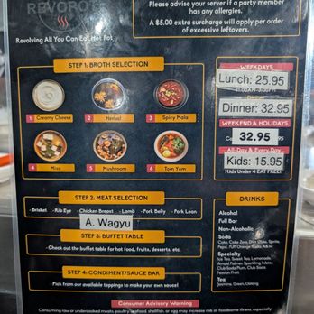 Revopot - Menu - Chinese Near Me - San Jose, California