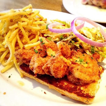 Pacific Table - Shrimp sandwich with Cole slaw - Sushi Bars Near Me - Fort Worth, Texas Pacific Table - Shrimp sandwich with Cole slaw - Sushi Bars Near Me - Fort Worth, Texas