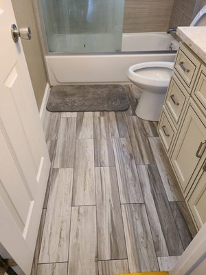 Deep cleaning - This was one project for all the house, but this part of the house, got my attention. there are the results of a good team work and effort to deep clean the costumer house.