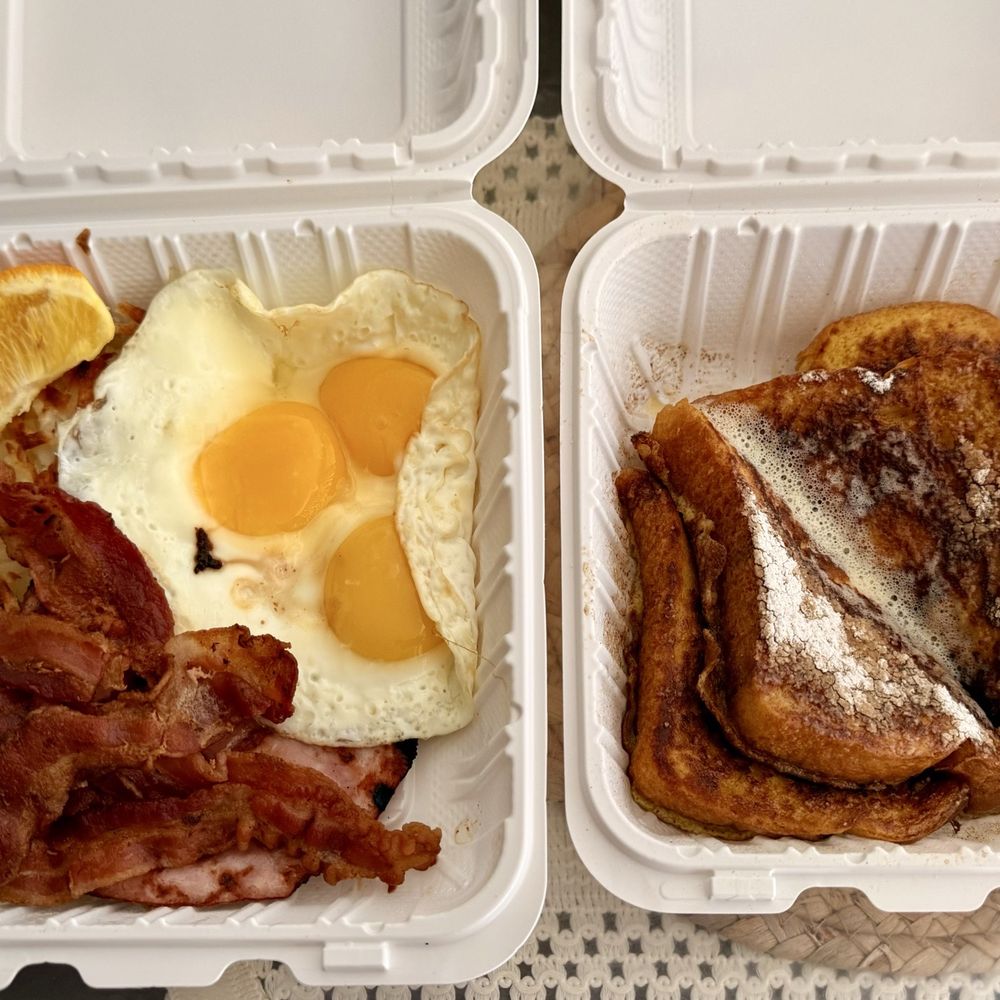 Harry's Cafe - Breakfast club platter with French toast instead of pancakes at an extra cost but worth it! - American Near Me - Stanton, California Harry's Cafe - Breakfast club platter with French toast instead of pancakes at an extra cost but worth it! - American Near Me - Stanton, California
