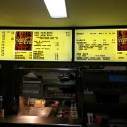 The menu