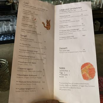 Paper Tiger - Menu - Tapas/Small Plates Near Me - Portland, Maine