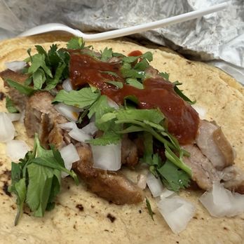 Carnitas Uruapan - Same fixings with Chipolte salsa. - Mexican Near Me - Chicago, Illinois