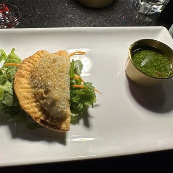 Kiss - Oxtail empanada - New American Near Me - Houston, Texas Kiss - Oxtail empanada - New American Near Me - Houston, Texas