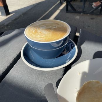 Dose - Hot vanilla latte. - Coffee & Tea Near Me - Nashville, Tennessee