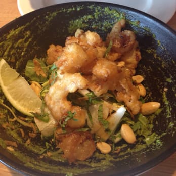 Earls Kitchen + Bar - Crunchy Thai Shrimp. Yummy shrimps, wasn't ecstatic about the jicama. - New American Near Me - Miami, Florida