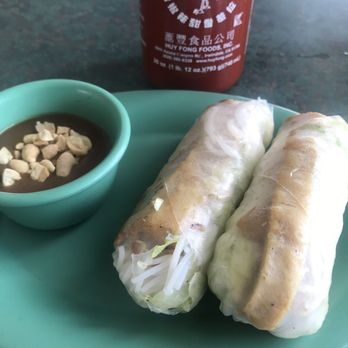 Pho Que Huong - Grilled chicken spring rolls... - Vietnamese Near Me - Plano, Texas