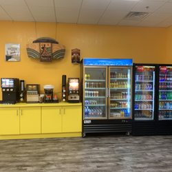 Parkway Donuts - All you can drink! Ranging from soda al the way to iced coffee!
