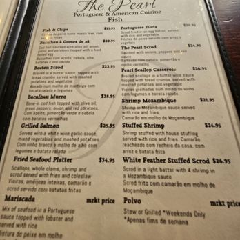 The Pearl - Menu - Portuguese Near Me - Taunton, Massachusetts The Pearl - Menu - Portuguese Near Me - Taunton, Massachusetts