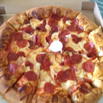 Gino's Pizza - Large thick crust pepperoni pizza - Pizza Near Me - Pismo Beach, California Gino's Pizza - Large thick crust pepperoni pizza - Pizza Near Me - Pismo Beach, California