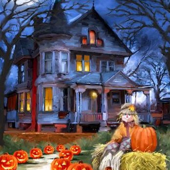 US Fabric Shop - Halloween Spooky House with Pumpkins Panel Cotton Fabric DT-AL-3831-9C-1 - Fabric Stores Near Me - Fuquay-Varina, North Carolina US Fabric Shop - Halloween Spooky House with Pumpkins Panel Cotton Fabric DT-AL-3831-9C-1 - Fabric Stores Near Me - Fuquay-Varina, North Carolina