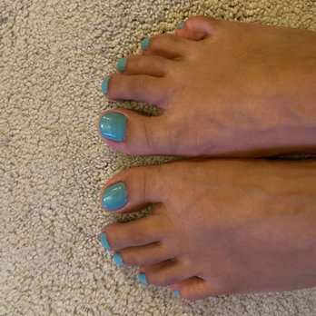 Beauty Nails - Teal polish on toes - Nail Salons Near Me - Oakland, California Beauty Nails - Teal polish on toes - Nail Salons Near Me - Oakland, California