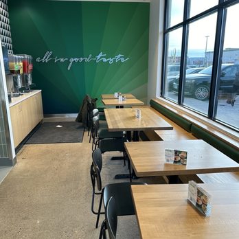 Crisp & Green - Inside seating - Salad Near Me - Coon Rapids, Minnesota