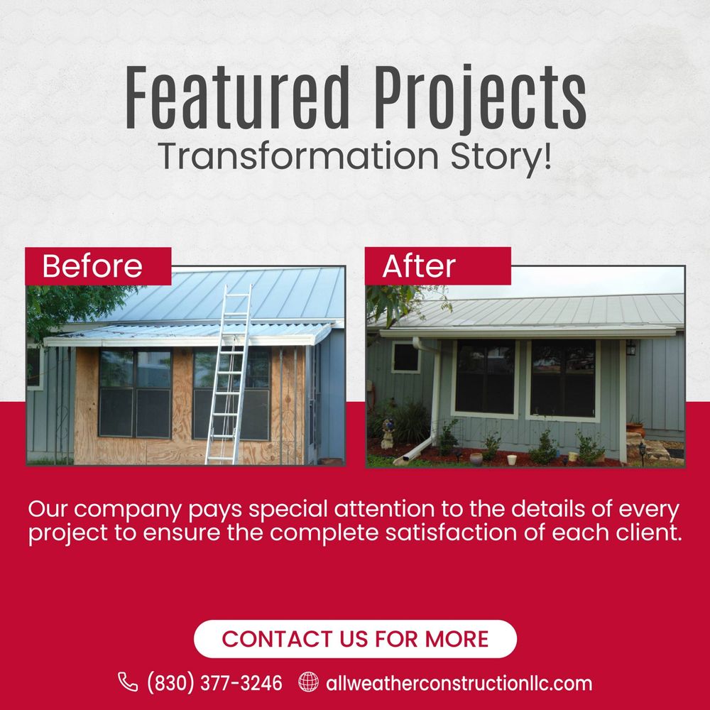 Slide of All Weather Roofing & Remodeling