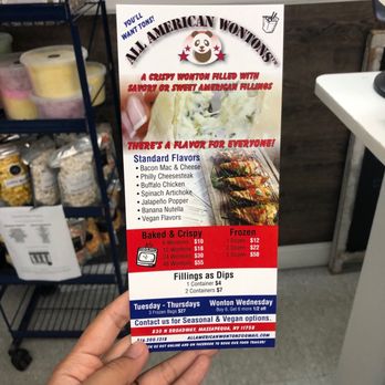 All American Wontons - Menu - Specialty Food Near Me - Melville, New York All American Wontons - Menu - Specialty Food Near Me - Melville, New York