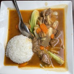Antru Lam Frères Vietnam Restaurant - #45 Com Bo Kho - beef goulash