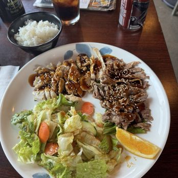 Koko Sushi - Teriyaki Chicken and Beef Classic Combination - Sushi Bars Near Me - Mission Viejo, California