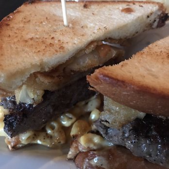 Lunch. Supper! - Ferryman Flatiron subbed with a Beef Patty instead of short ribs. #DroolWorthy - New American Near Me - Richmond, Virginia