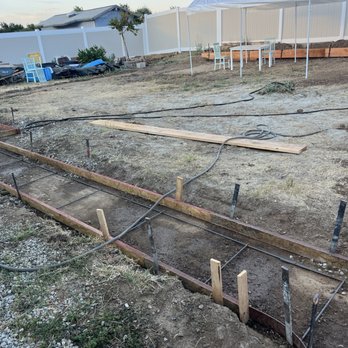 Gutierrez Quality Concrete - Backyard. - Masonry/Concrete Near Me