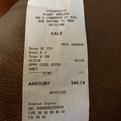 Receipt for 1 Navy Blue Silicone IPhone X Case and 1 Screen Protector plus tax.