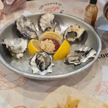 Cap't Loui - Oysters and garlic noodles were good, but portions were small. - Seafood Near Me - Cupertino, California Cap't Loui - Oysters and garlic noodles were good, but portions were small. - Seafood Near Me - Cupertino, California