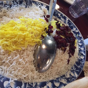 Bijan Persian Grill - Rice that came with family platter - Persian/Iranian Near Me - Houston, Texas Bijan Persian Grill - Rice that came with family platter - Persian/Iranian Near Me - Houston, Texas