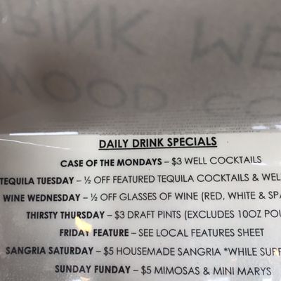 Menu photo 5 Haywood Common Asheville, NC