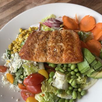 Yard House - Cobb Salad with Salmon - New American Near Me - Lone Tree, Colorado Yard House - Cobb Salad with Salmon - New American Near Me - Lone Tree, Colorado