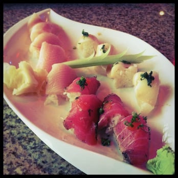 Akaihi - Escolar, Hamachi, Peppered Tuna (cut into small bites at my request) - Japanese Near Me - Spring, Texas