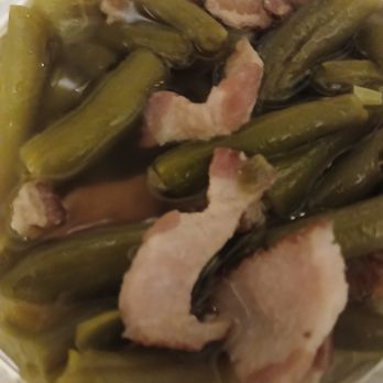 Black Bear Diner - Disgusting canned green beans with raw bacon. The menu says these are "fresh." - Diners Near Me - Colma, California Black Bear Diner - Disgusting canned green beans with raw bacon. The menu says these are "fresh." - Diners Near Me - Colma, California
