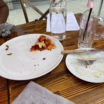 Bacari GDL - What's left of the 6 tapas plates shared between the 3 of us. - Mediterranean Near Me - Glendale, California Bacari GDL - What's left of the 6 tapas plates shared between the 3 of us. - Mediterranean Near Me - Glendale, California