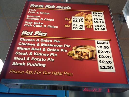 Menu photo 4 Mr Chippy Blackpool, BPL