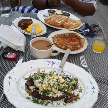 The Publican - Steak and eggs, waffles with a side of bacon, eggs and hash browns. - New American Near Me - Chicago, Illinois The Publican - Steak and eggs, waffles with a side of bacon, eggs and hash browns. - New American Near Me - Chicago, Illinois
