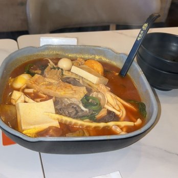 YGF Malatang & Hotpot - Tomato Flavored Broth (Vegan) / 酸甜番茄汤 - Noodles Near Me - Dublin, California