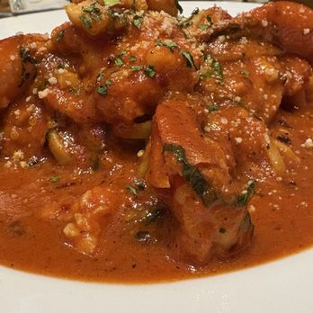 The Oyster Bar - Shrimp and Lobster Fra Diavolo (just a different angle) - Bars Near Me - Las Vegas, Nevada