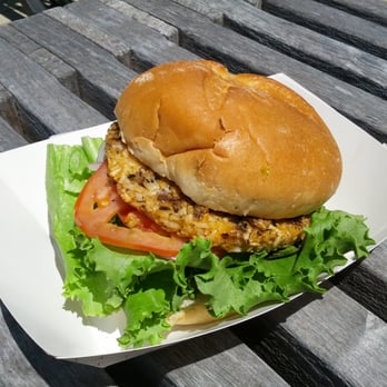 Lutticken's - A delicious veggie burger. - Delis Near Me - Stanford, California