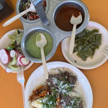 El Fogón - 2 sirloin, 1 pastor - Tacos Near Me - Playa del Carmen, ROO El Fogón - 2 sirloin, 1 pastor - Tacos Near Me - Playa del Carmen, ROO