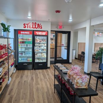 Stella's Bakery - Shop and fridge has cold drinks and breads to warm up - Bakeries Near Me - Madison, Wisconsin