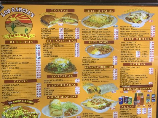 Menu photo 4 Los Garcia's Taco Shop El Cajon, CA Menu photo 4 Los Garcia's Taco Shop El Cajon, CA