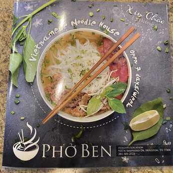 Pho Ben - Heights - Menu - Vietnamese Near Me - Houston, Texas