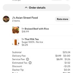 My receipt