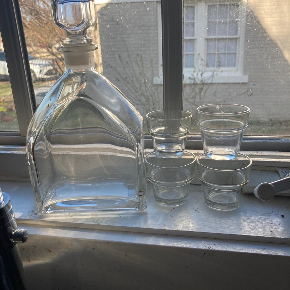 Goodwill - $2 glass Decanter and glass flower pots - Thrift Stores Near Me - Tulsa, Oklahoma Goodwill - $2 glass Decanter and glass flower pots - Thrift Stores Near Me - Tulsa, Oklahoma